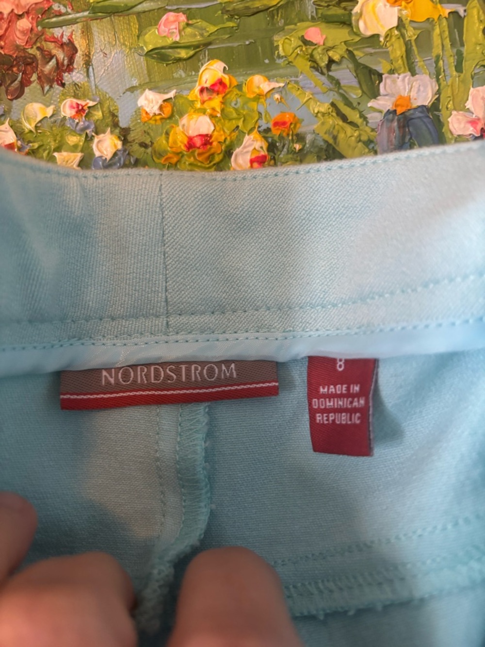 Nordstrom Aqua Straight-Leg Pants - Picture 2 of 6